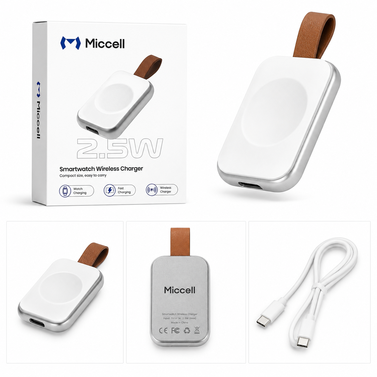Miccell Smartwatch Wireless Charger