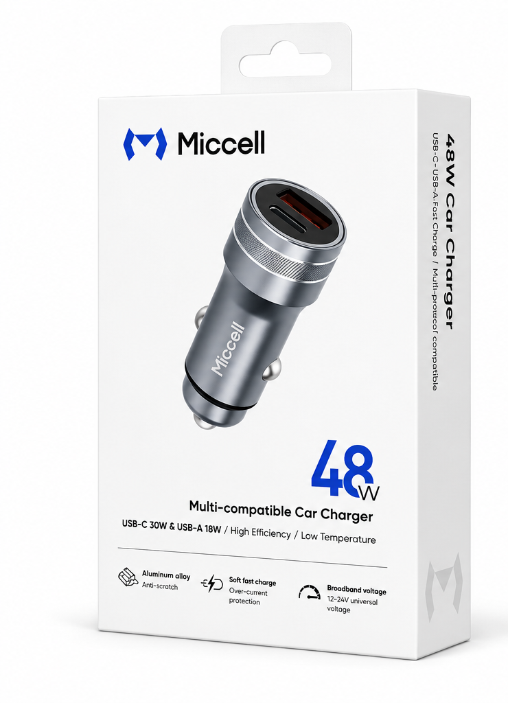 Miccell Multi-Compatible Car Charger