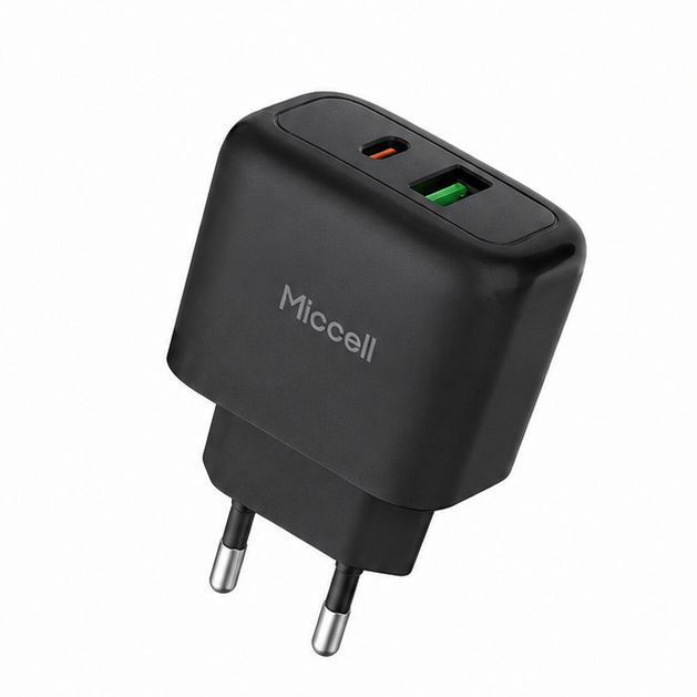 Miccell Dual-Port Fast Charger/Adapter