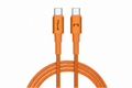Miccell Fast Charging USB-C to USB-C Cable – Orange